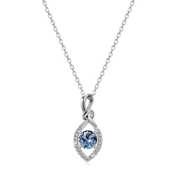 Aurora Borealis – Alexandrite Serenade Silver Necklace 925