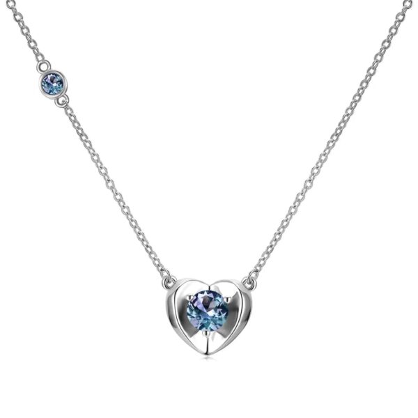 Aurora Borealis – Alexandrite Eternal Love Silver Necklace 925